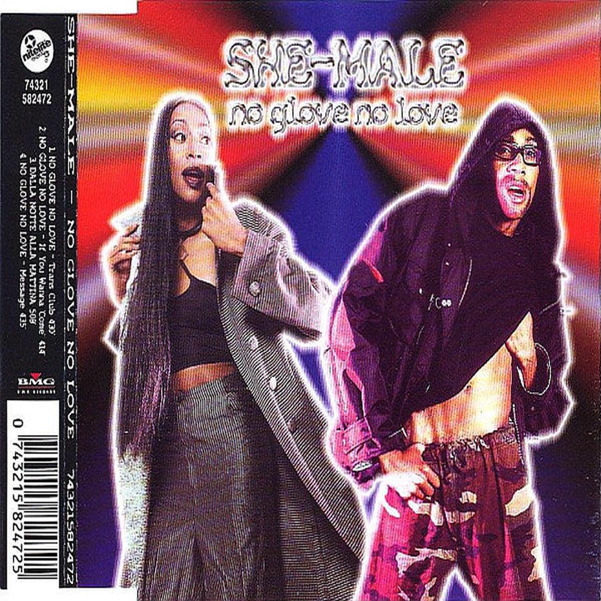 She-Male - No Glove, No Love (CD, Single) - USED